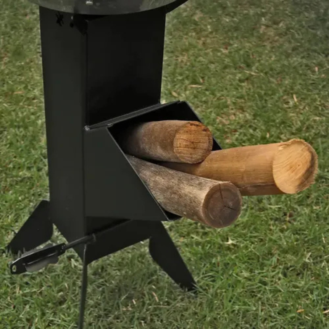 Fogareiro Vertical Chama Forte – Potência e Versatilidade no Seu Churrasco!